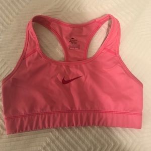 Hot Pink Nike Sports Bra